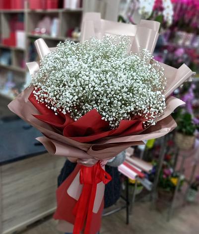 Букет цветов из: Гипсофила в Аскарово